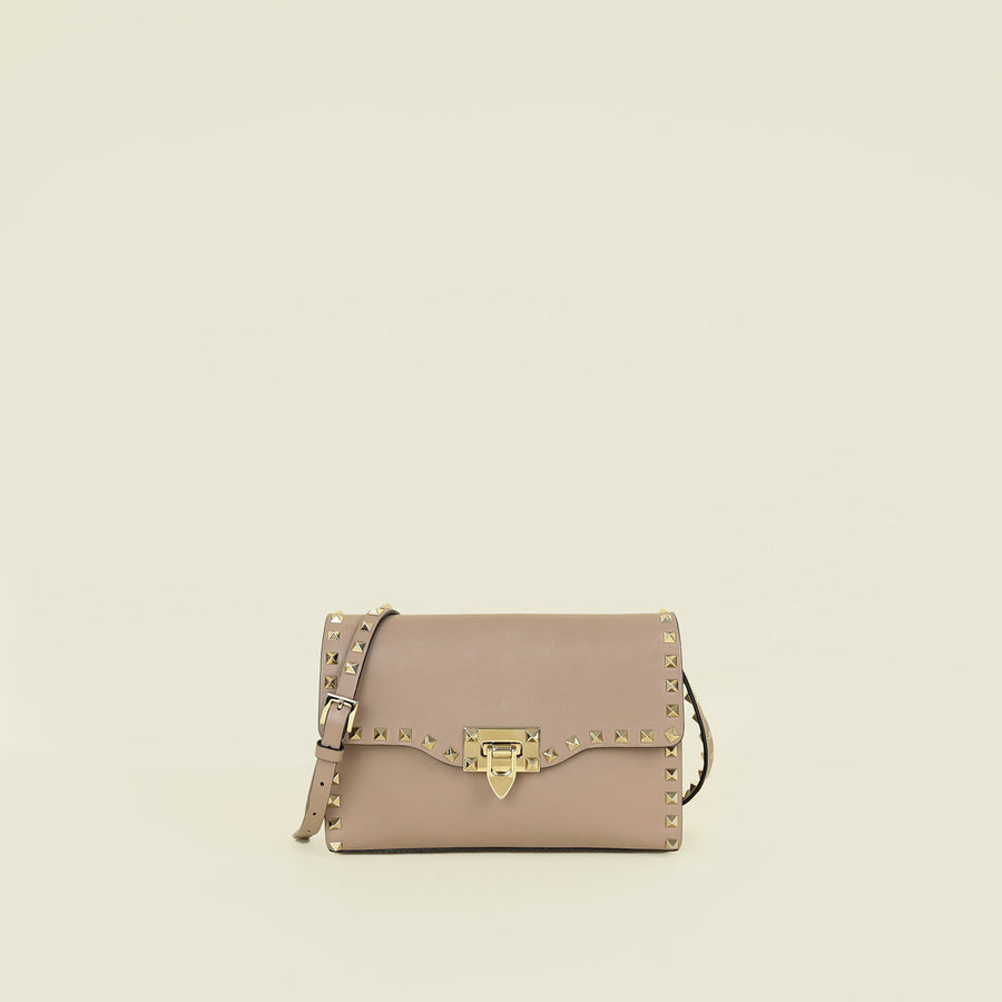 Valentino Poudre Rockstud Flap Crossbody Bag