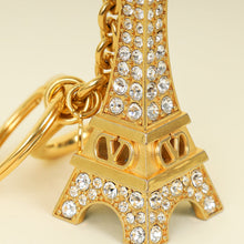 Valentino Gold Chez Valentino Bag Charm With Key Ring