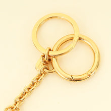 Valentino Gold Chez Valentino Bag Charm With Key Ring