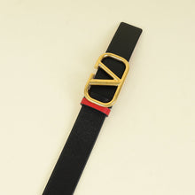 Valentino Bicolor Vlogo Buckle Reversible 30mm Belt 26