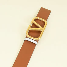 Valentino Bicolor Vlogo Buckle Reversible 40mm Belt 28