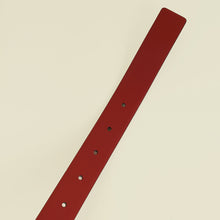 Valentino Red Vlogo Chain Belt 38