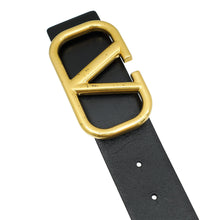 Valentino Bicolor Vlogo Signature Buckle Reversible 40mm Belt 38