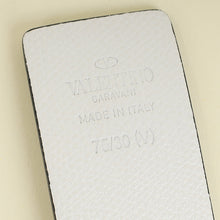 Valentino Bicolor Vlogo Buckle Reversible Belt 30