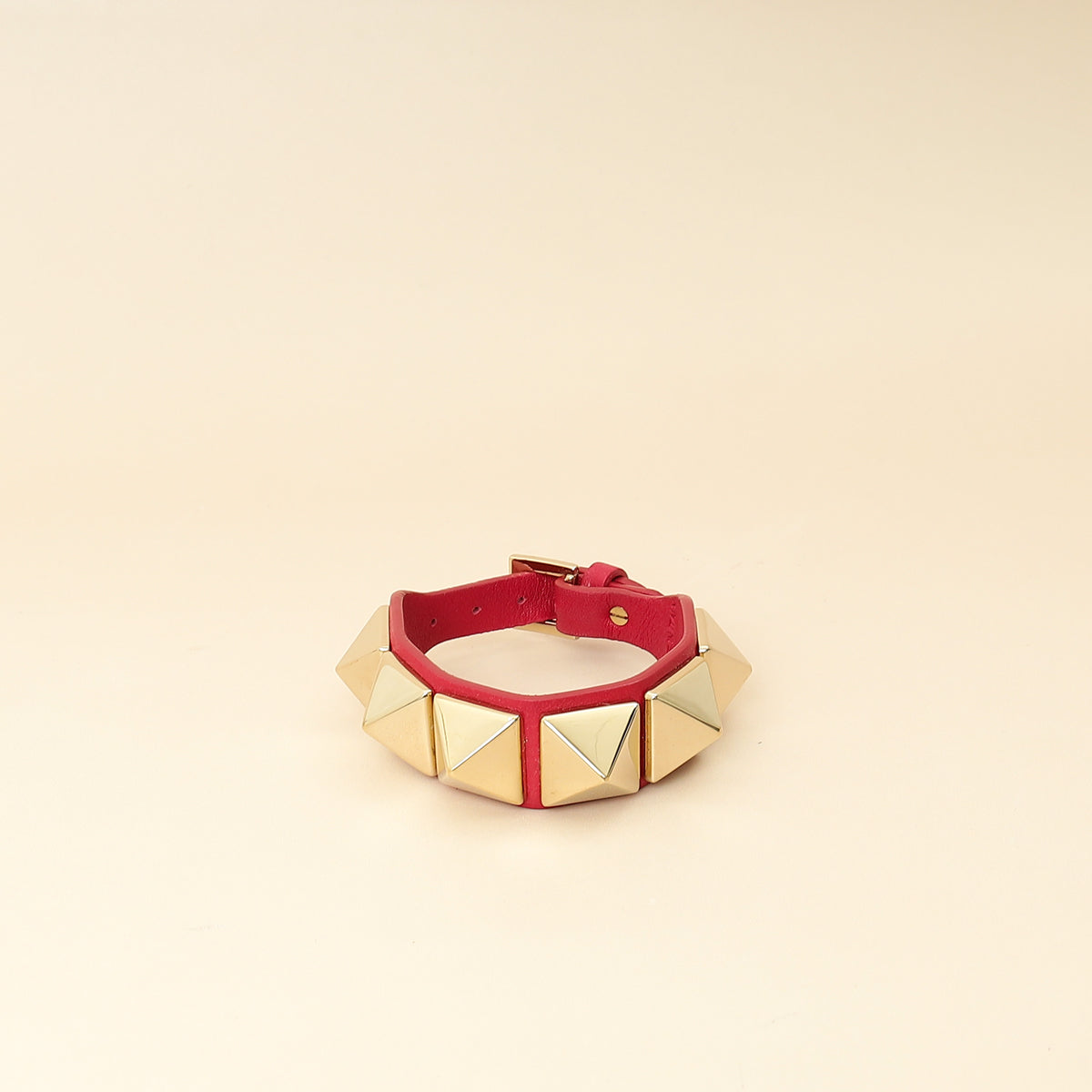 Valentino Hot Pink Rockstud Bracelet