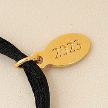 Valentino Black Rockstud Cord Adjustable Bracelet