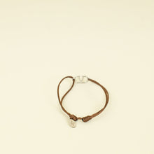 Valentino Brown Vlogo Cord Bracelet