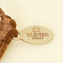 Valentino Brown Vlogo Cord Bracelet