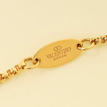 Valentino Gold Tone Vlogo Signature Metal Bracelet