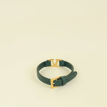 Valentino Dark Green Vlogo Bracelet