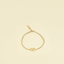 Valentino Gold Tone Vlogo Signature Metal Bracelet