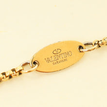 Valentino Gold Tone Vlogo Signature Metal Bracelet