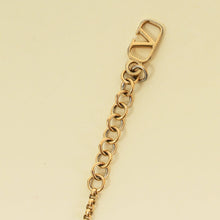 Valentino Gold Tone Vlogo Chain Bracelet