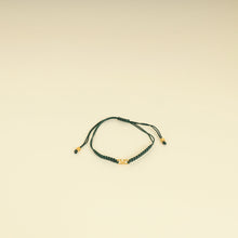 Valentino Gold VLogo Braided Cord Bracelet