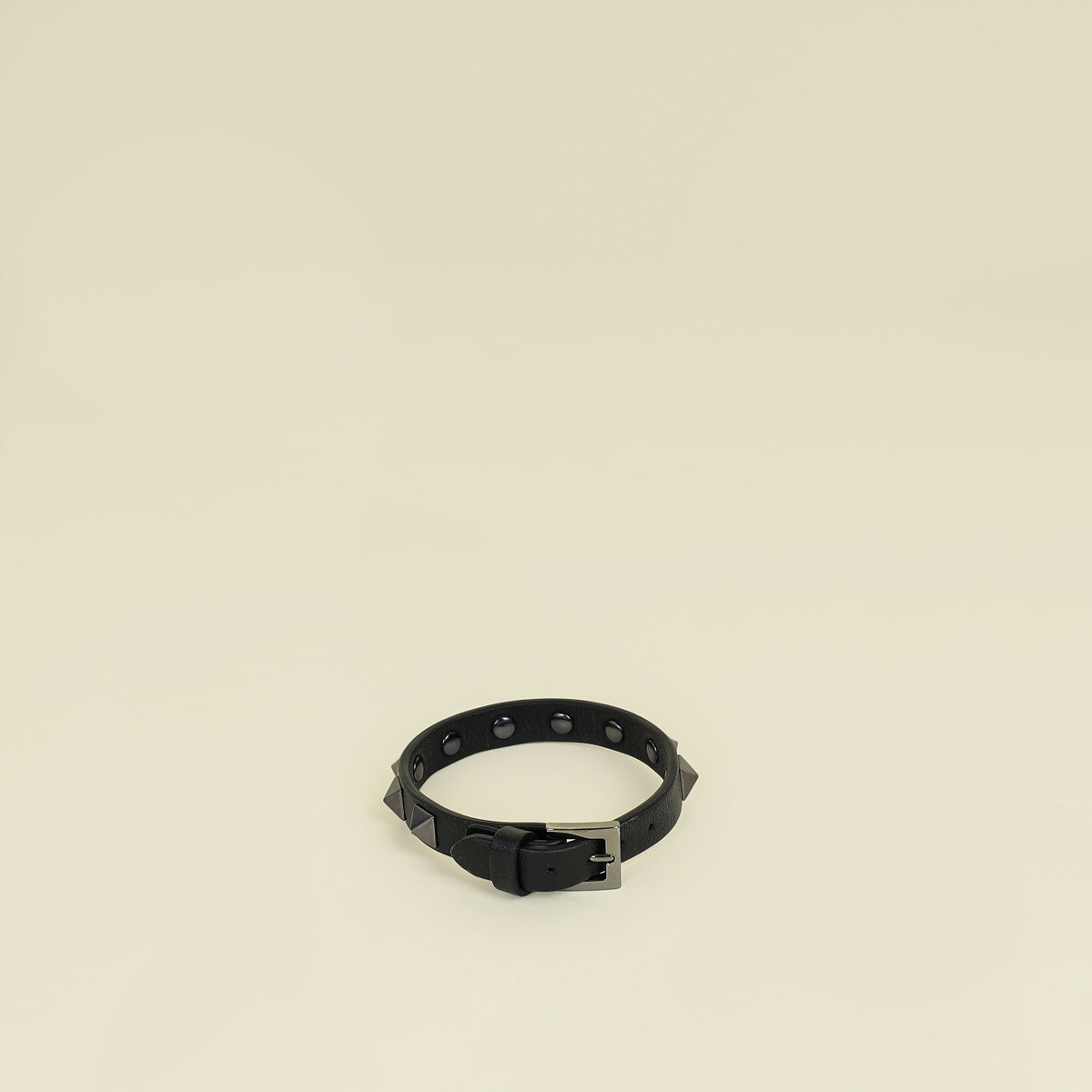 Valentino Black Rockstud Bracelet