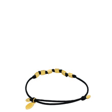 Valentino Gold Finish Rockstud Cord Bracelet