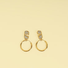 Valentino Gold VLOGO Signature Crystal-Embellished Hoop Earrings