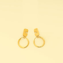 Valentino Gold VLOGO Signature Crystal-Embellished Hoop Earrings