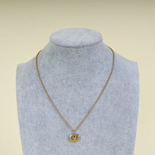 Valentino Gold Vlogo Pendant Necklace