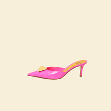 Valentino Pink One Stud Heeled 70 Mules 37.5