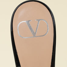Valentino Black VLogo Heeled Mules 37