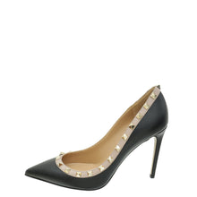 Valentino Black Rockstud Pumps 38.5