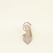 Valentino Poudre Rockstud Half D'Orsay Slingback Pumps 38