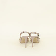 Valentino Poudre Rockstud Half D'Orsay Slingback Pumps 38