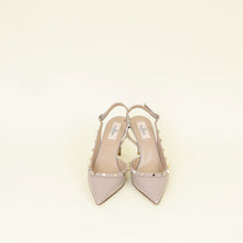 Valentino Poudre Rockstud Half D'Orsay Slingback Pumps 38