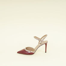 Valentino Wine Rockstud Slingback 39.5