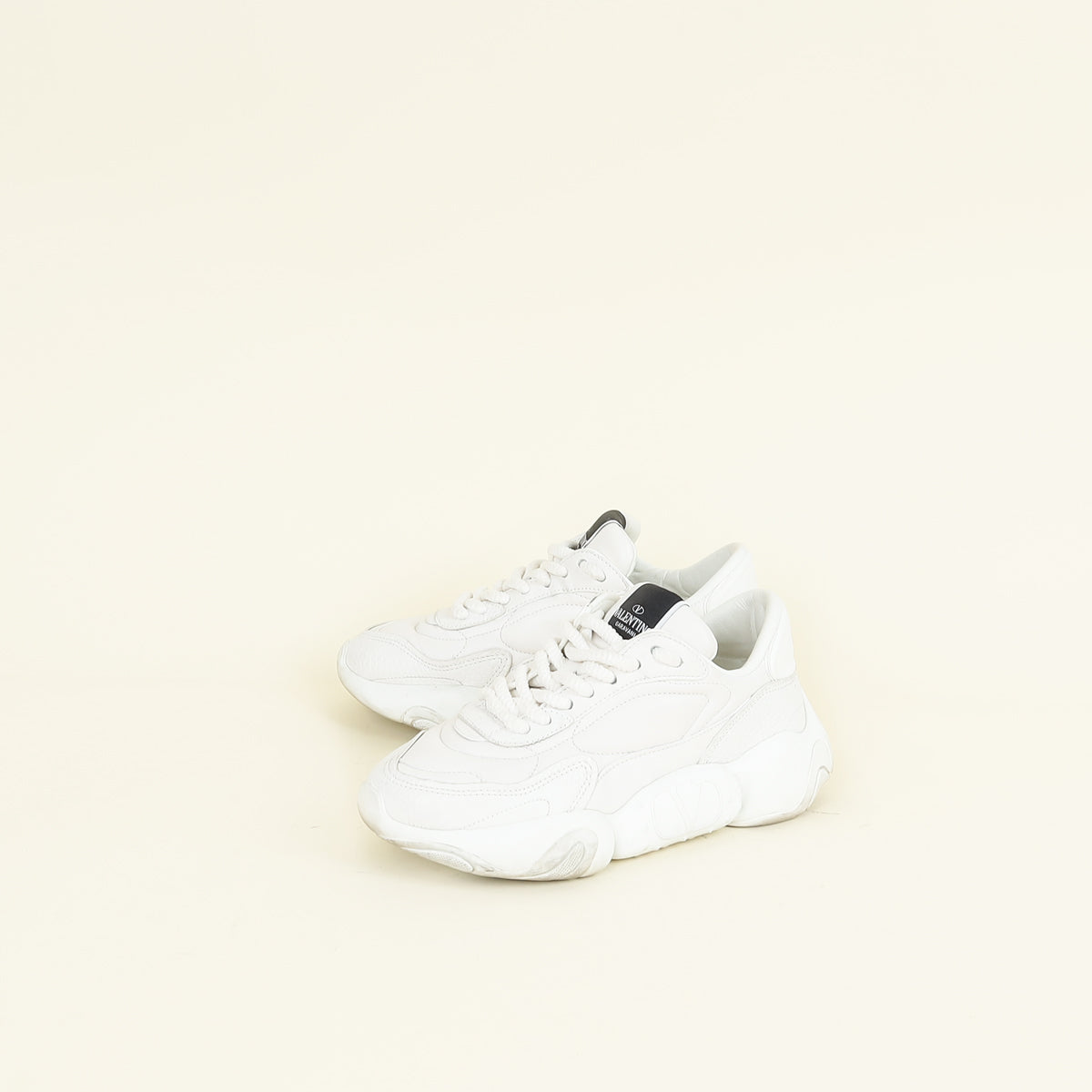 Valentino White Bubbleback Sneakers 35.5