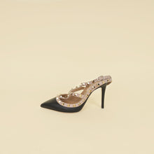 Valentino Black Rockstud Caged 100 Pumps 36