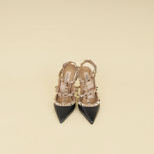 Valentino Black Rockstud Caged 100 Pumps 36