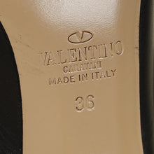 Valentino Black Rockstud Caged 100 Pumps 36