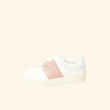 Valentino Bicolor Open Rockstud Sneaker 36