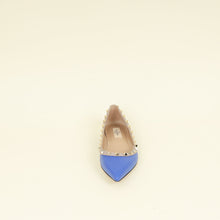 Valentino Blue Rockstud Ballerina Flats 37