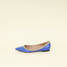 Valentino Blue Rockstud Ballerina Flats 37
