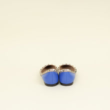 Valentino Blue Rockstud Ballerina Flats 37