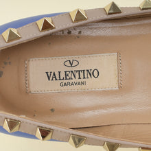 Valentino Blue Rockstud Ballerina Flats 37