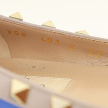 Valentino Blue Rockstud Ballerina Flats 37