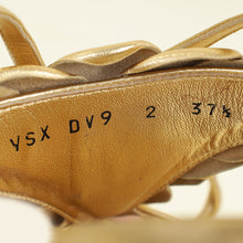 Valentino Gold Atelier Gladiator Sandals 37.5