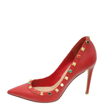 Valentino Red Rolling Studs Pump 37.5