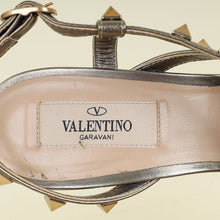 Valentino Metallic Bronze Olive Rockstud D'Orsay Slingback 37.5