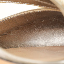 Valentino Metallic Bronze Olive Rockstud D'Orsay Slingback 37.5