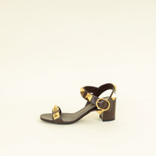 Valentino Brown Roman Stud Sandals 37