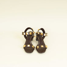 Valentino Brown Roman Stud Sandals 37