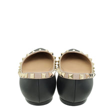 Valentino Black RockStud Flat Ballerina 37
