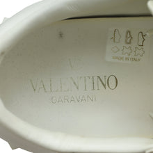 Valentino Bicolor Rockstud Star Print Open Sneaker 38.5