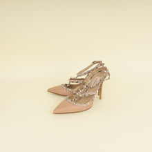 Valentino Nude Rockstud Caged Ankle Strap Pump 38.5