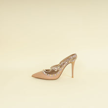 Valentino Nude Rockstud Caged Ankle Strap Pump 38.5